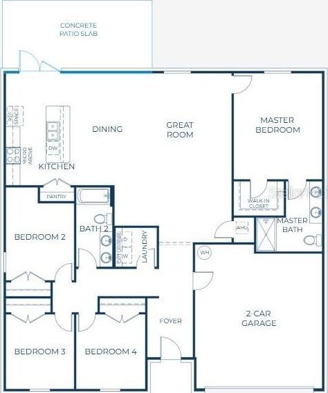 12105 Everglades Kite Rd, Weeki Wachee, FL 34614 - view of property floor plan