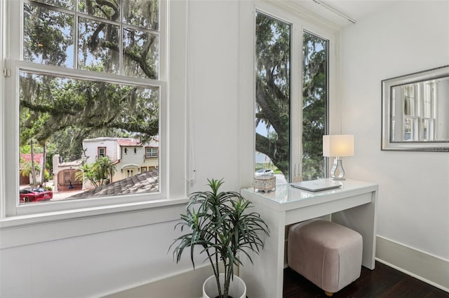 213 Phillips Pl, Orlando, FL 32806 - office space featuring dark wood-type flooring and baseboards