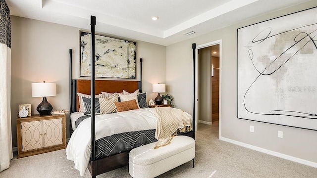 5277 Bowspirit Way, Saint Cloud, FL 34771 - carpeted bedroom featuring a raised ceiling and recessed lighting