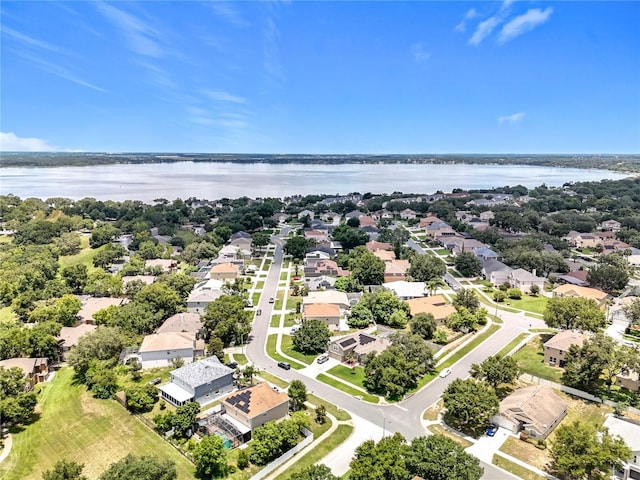 238 Hunt St, Clermont, FL 34711 - aerial perspective of suburban area featuring a nearby body of water