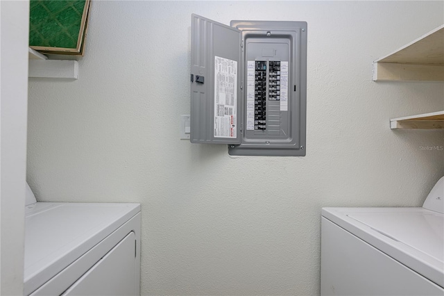 3700 Idlebrook Cir Unit 200, Casselberry, FL 32707 - laundry area featuring electric panel and washer and dryer
