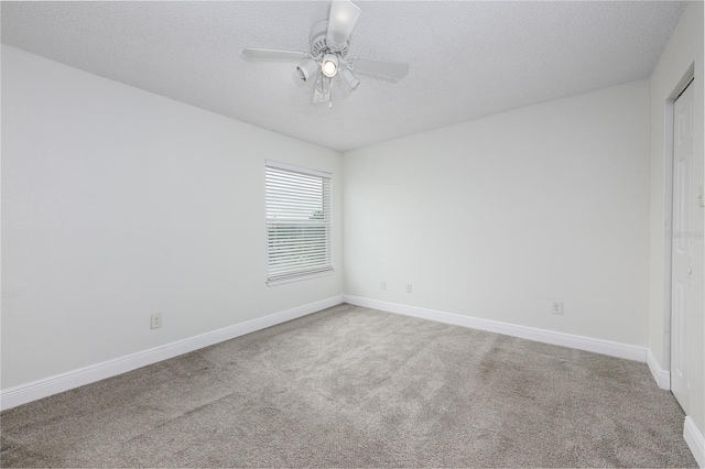 3700 Idlebrook Cir Unit 200, Casselberry, FL 32707 - carpeted empty room featuring ceiling fan and a textured ceiling