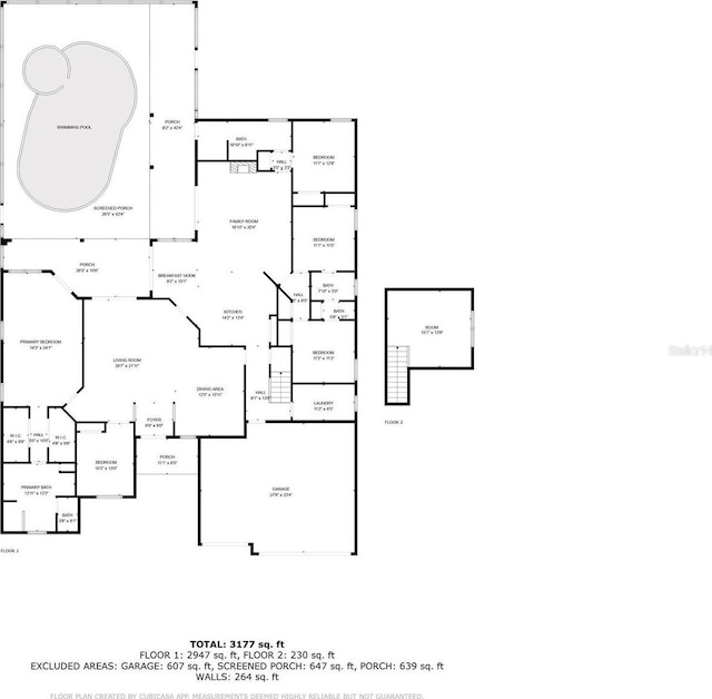 1818 W Cobblestone Ln, Saint Augustine, FL 32092 - view of floor plan / room layout