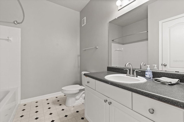 8842 Villa View Cir Unit 207, Orlando, FL 32821 - bathroom featuring vanity and shower / bath combination