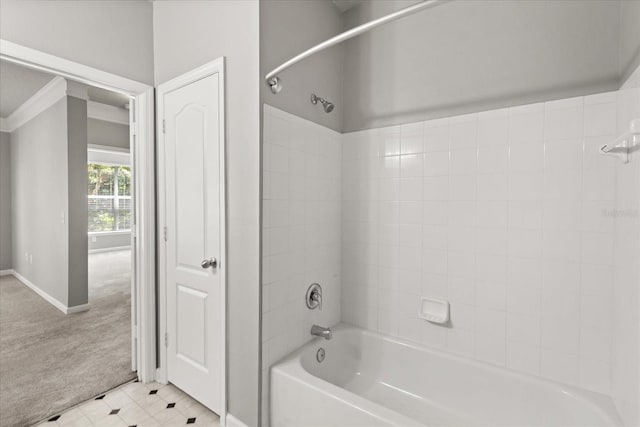 8842 Villa View Cir Unit 207, Orlando, FL 32821 - bathroom featuring  shower combination and tile patterned flooring