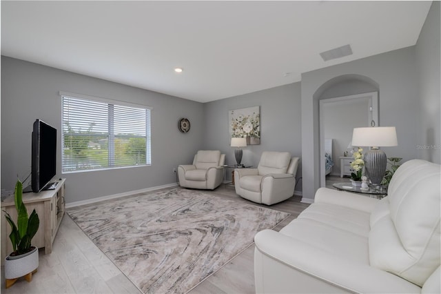 138 Old Mill Pond Rd, Edgewater, FL 32141 - living room with light wood-style flooring and recessed lighting
