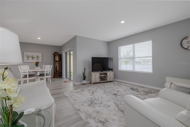 138 Old Mill Pond Rd, Edgewater, FL 32141 - living room with recessed lighting and light wood finished floors