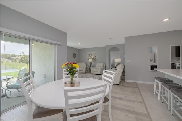 138 Old Mill Pond Rd, Edgewater, FL 32141 - dining space featuring recessed lighting and baseboards