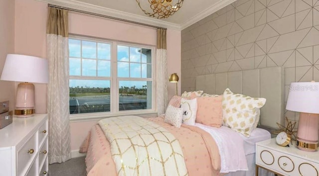 5295 Bowspirit Way, Saint Cloud, FL 34771 - bedroom featuring crown molding