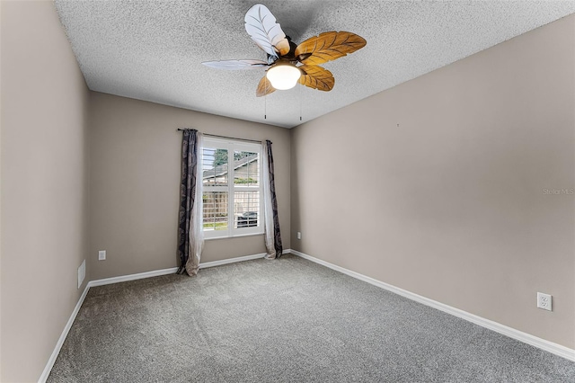 1326 Hampshire Place Cir, Altamonte Springs, FL 32714 - unfurnished room featuring carpet floors, ceiling fan, and a textured ceiling