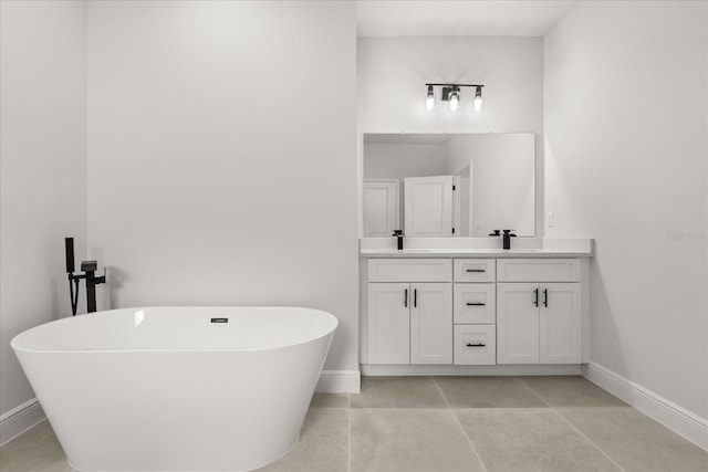 1970 SW 160th Pl, Ocala, FL 34473 - bathroom featuring double vanity and a soaking tub