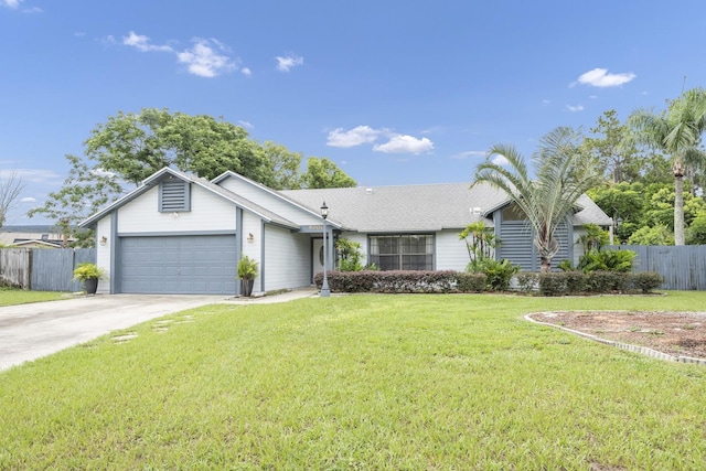 9001 New Orleans Ct, Orlando, FL 32818 - ranch-style house with an attached garage and driveway