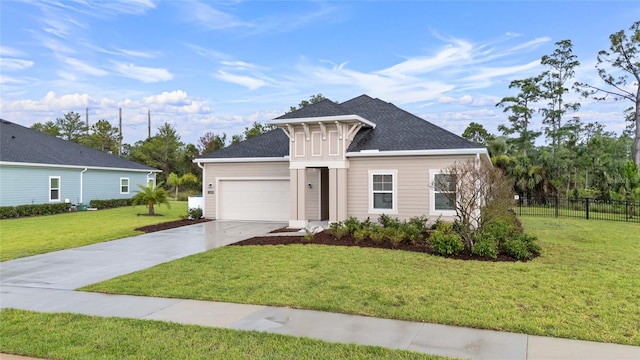2149 Raglan Cir, Ormond Beach, FL 32174 - view of front facade with concrete driveway, an attached garage, and roof with shingles