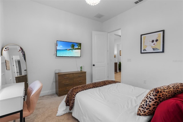 2149 Raglan Cir, Ormond Beach, FL 32174 - bedroom with light carpet and baseboards