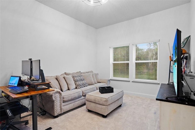2149 Raglan Cir, Ormond Beach, FL 32174 - office featuring light carpet and baseboards