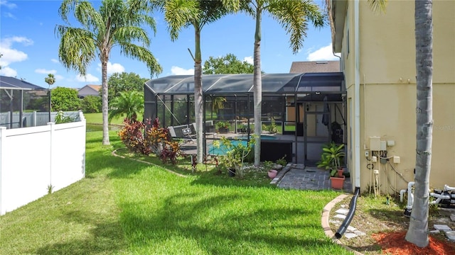 2460 The Oaks Blvd, Kissimmee, FL 34746 - view of yard with a lanai