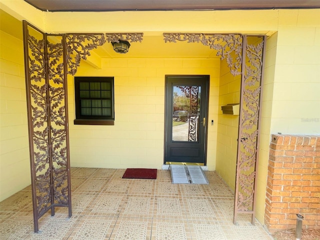 1980 Williams Manor Ave, Orlando, FL 32811 - view of exterior entry featuring concrete block siding