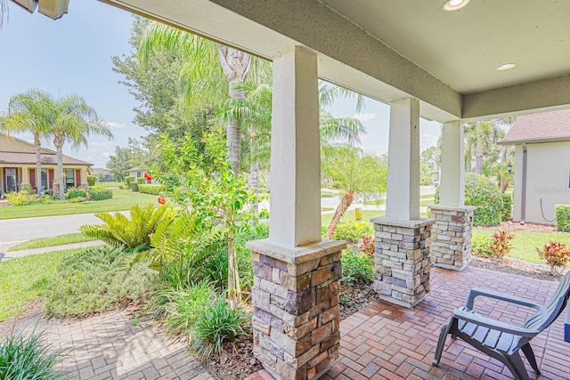 2647 Running Oak Ct, North Port, FL 34289 - view of covered porch