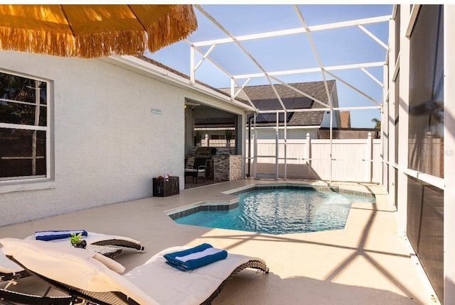 1041 Jaybee Ave, Davenport, FL 33897 - view of pool with a patio and a lanai