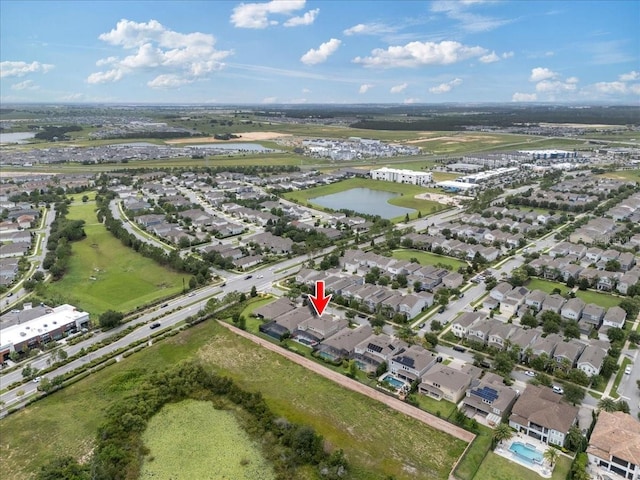 15264 Shonan Gold Dr, Winter Garden, FL 34787 - aerial view of property's location featuring nearby suburban area and a nearby body of water