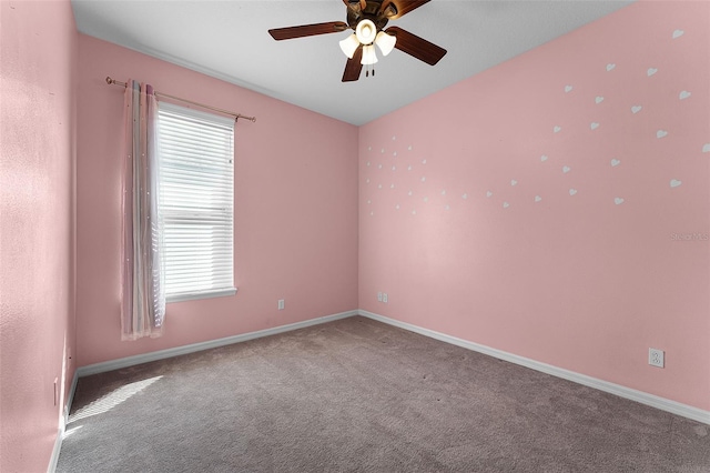 6539 Chagford Ln, Windermere, FL 34786 - empty room with a ceiling fan and carpet floors