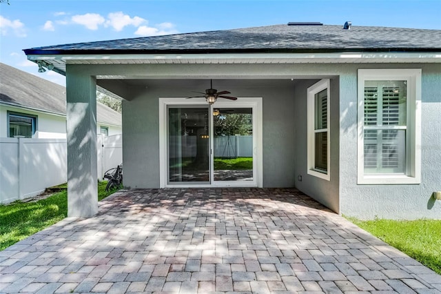 6539 Chagford Ln, Windermere, FL 34786 - view of patio / terrace with a ceiling fan