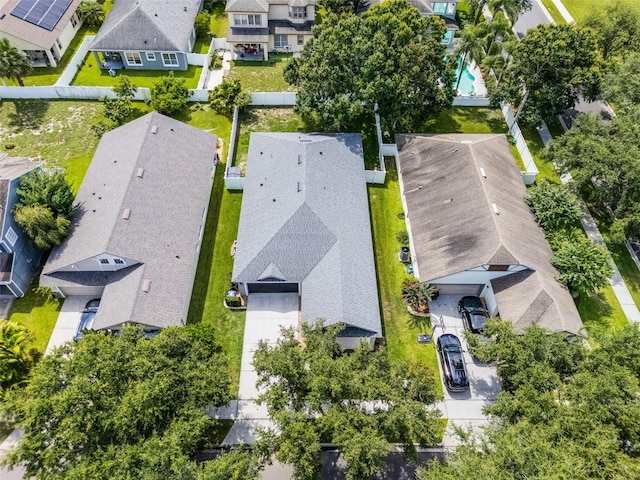6539 Chagford Ln, Windermere, FL 34786 - aerial view of residential area featuring a pool area