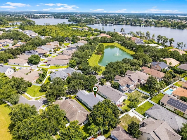 6539 Chagford Ln, Windermere, FL 34786 - aerial view of residential area with a large body of water