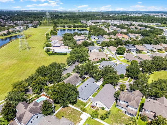 6539 Chagford Ln, Windermere, FL 34786 - aerial view of residential area featuring a nearby body of water