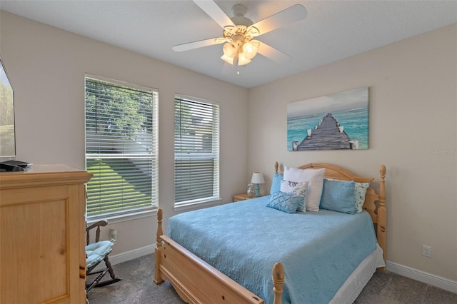 1005 Thunderhead Ln, Minneola, FL 34715 - bedroom featuring carpet flooring and ceiling fan