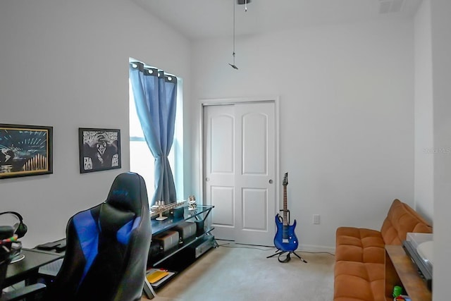1559 Bayfront Park Aly, Winter Garden, FL 34787 - home office featuring carpet floors and baseboards