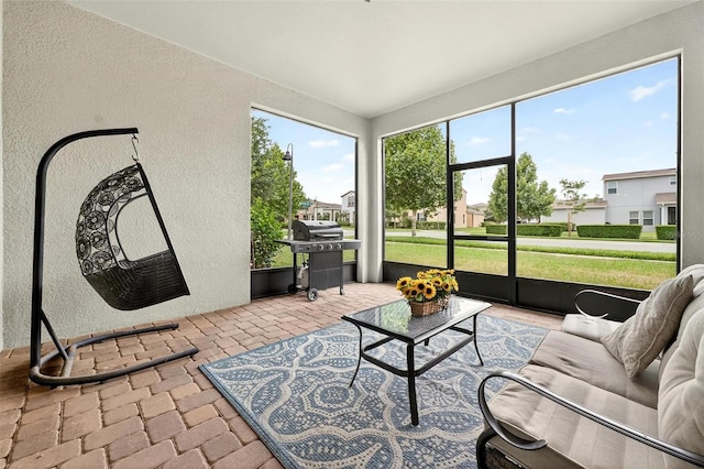 1559 Bayfront Park Aly, Winter Garden, FL 34787 - sunroom / solarium featuring outdoor lounge area