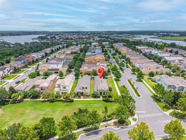 1559 Bayfront Park Aly, Winter Garden, FL 34787 - aerial view of residential area featuring a nearby body of water