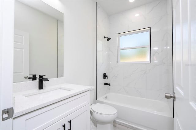 2011 W Tacoma Dr, Citrus Springs, FL 34434 - full bathroom with vanity and shower / tub combination