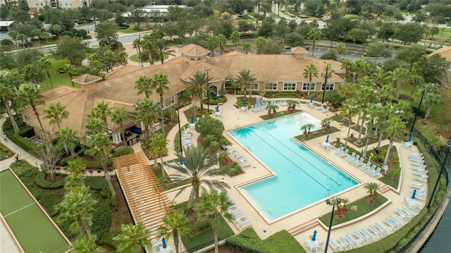 8362 Bella Tierra Ct Unit 10146, Davenport, FL 33896 - drone / aerial view of a pool