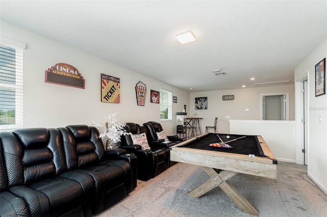 4828 Magnetite Loop, Mount Dora, FL 32757 - game room with carpet flooring, billiards table, and recessed lighting