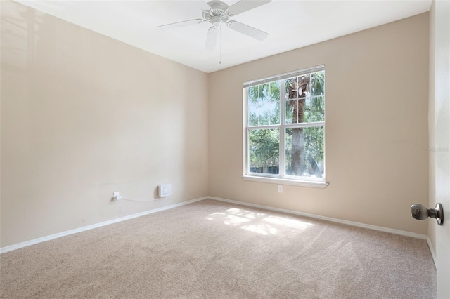 408 Summit Ridge Pl Unit 210, Longwood, FL 32779 - carpeted empty room featuring baseboards and a ceiling fan