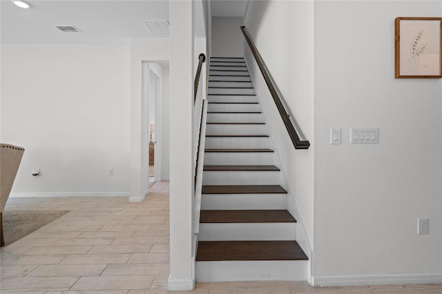 17571 Saw Palmeto Ave, Clermont, FL 34714 - staircase with recessed lighting and baseboards