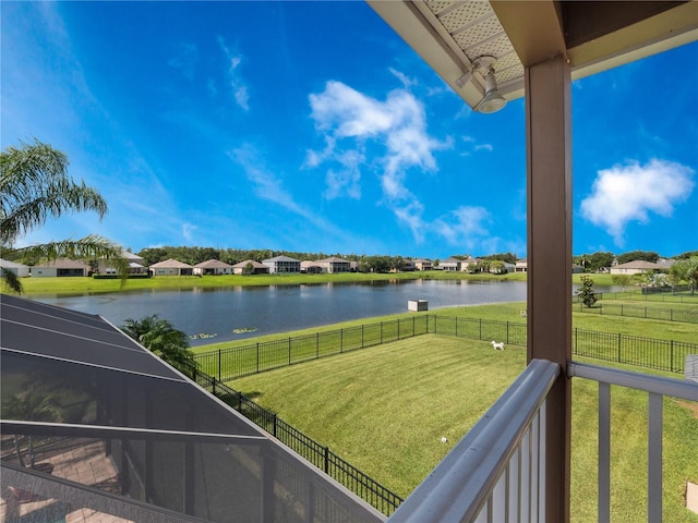 2454 Black Lake Blvd, Winter Garden, FL 34787 - water view with a fenced backyard