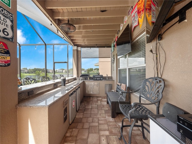2454 Black Lake Blvd, Winter Garden, FL 34787 - view of patio / terrace featuring exterior kitchen