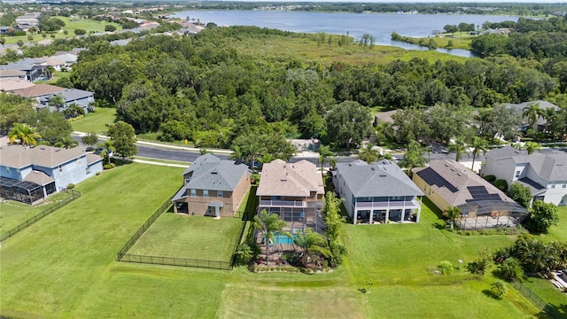 2454 Black Lake Blvd, Winter Garden, FL 34787 - aerial perspective of suburban area with a large body of water