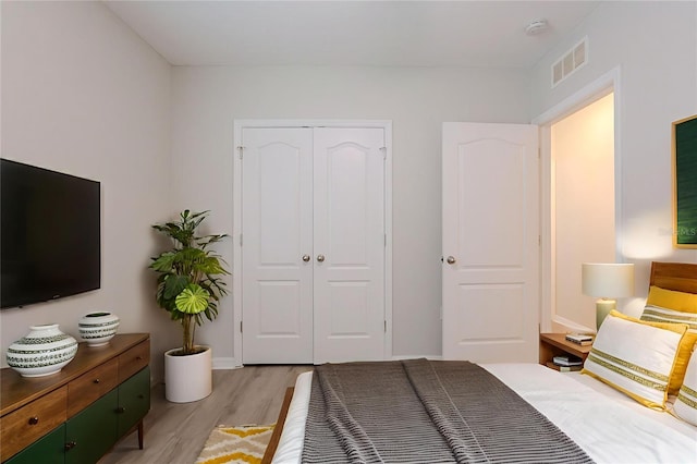 12104 Fawn Brindle St, Riverview, FL 33578 - bedroom featuring light wood-type flooring and a closet