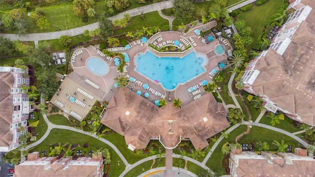 4024 Breakview Dr Unit 402, Orlando, FL 32819 - aerial view of property's location with a pool