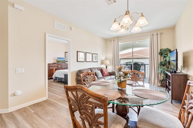 4024 Breakview Dr Unit 402, Orlando, FL 32819 - dining area featuring a chandelier and light wood finished floors