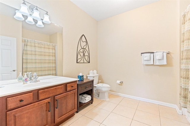 4024 Breakview Dr Unit 402, Orlando, FL 32819 - full bathroom featuring vanity, tile patterned floors, and curtained shower