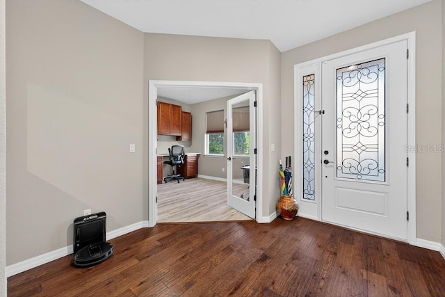 30120 Hackney Loop, Mount Dora, FL 32757 - entrance foyer featuring wood finished floors and french doors