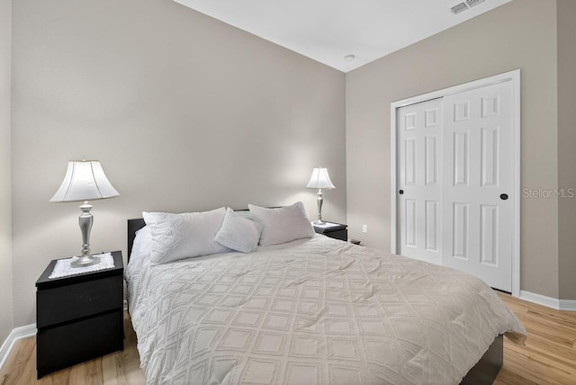 30120 Hackney Loop, Mount Dora, FL 32757 - bedroom with light wood-style floors and a closet