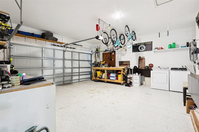 430 Baker Ave, Lake Helen, FL 32744 - garage with independent washer and dryer