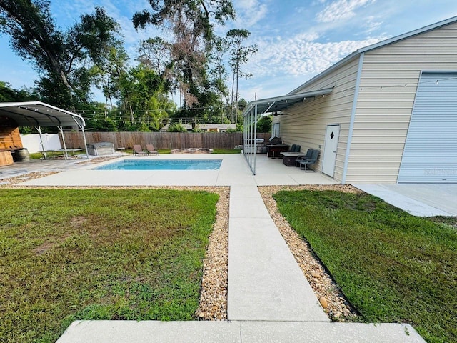 430 Baker Ave, Lake Helen, FL 32744 - view of pool featuring a fenced backyard and a patio area