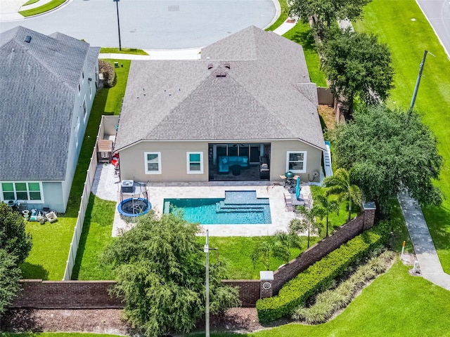 14903 Ellingsworth Ln, Winter Garden, FL 34787 - view of pool with a patio and a fenced backyard